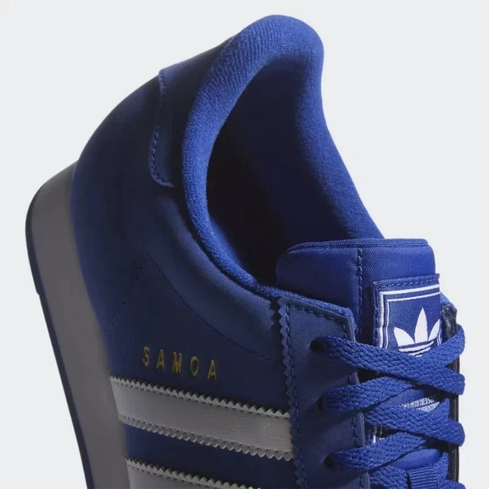 Mens Size 8.5 - Adidas SAMOA Royal Blue / Cloud White / Core Black FV4985 Shoes